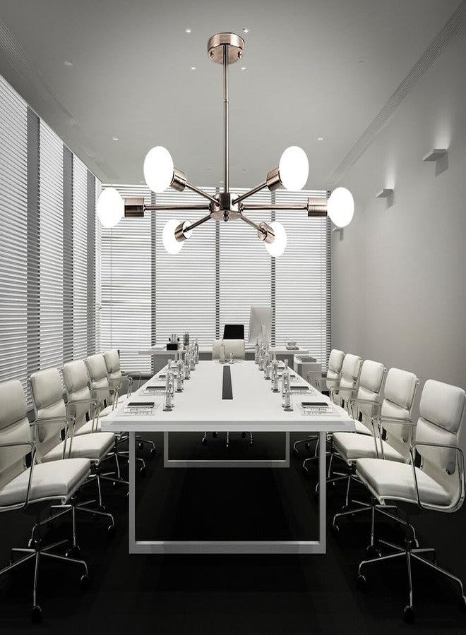 GAUVIK 245/6 Light Chandelier Nordic Living Room Modern Dining Room Bedroom Creative Lights Silver Deco Lighting - Image 5